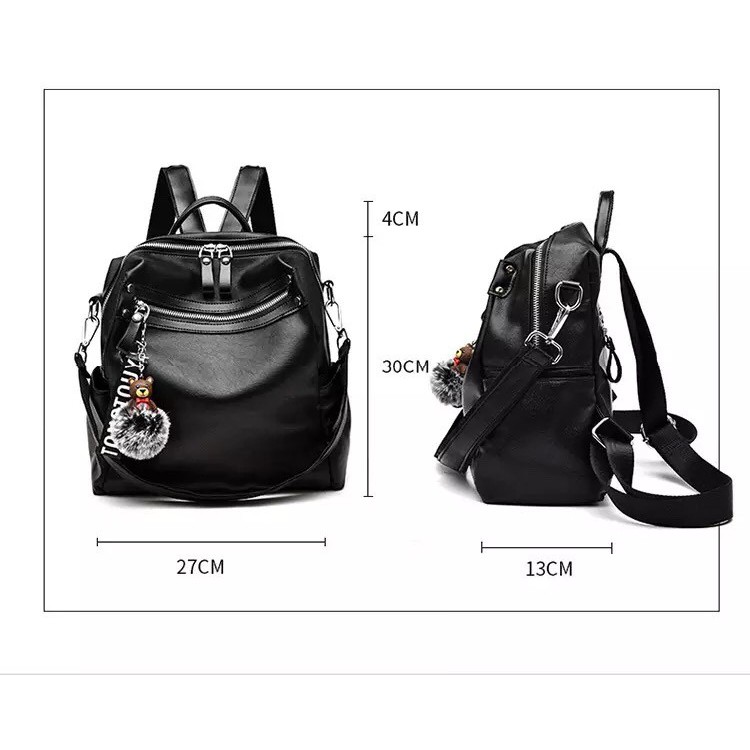 BJ31162 - BLACK - TAS RANSEL PUNGGUNG BACKPACK KULIT SINTETIS TAS SEKOLAH IMPORT TERLARIS TERBARU TERMURAH BAGSTORE JAKARTA TAS BATAM GT1195 VC88860 KPC8316 EL917 LT1162 BQ2012 B20178 DJ2162 DC0870 CR7031