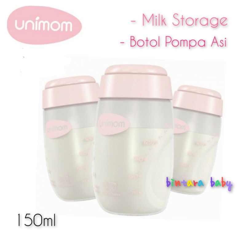 Unimom Cooler Bag Breast milk storage 150ml Botol Pompa Asi Unimom Penyimpan Asi