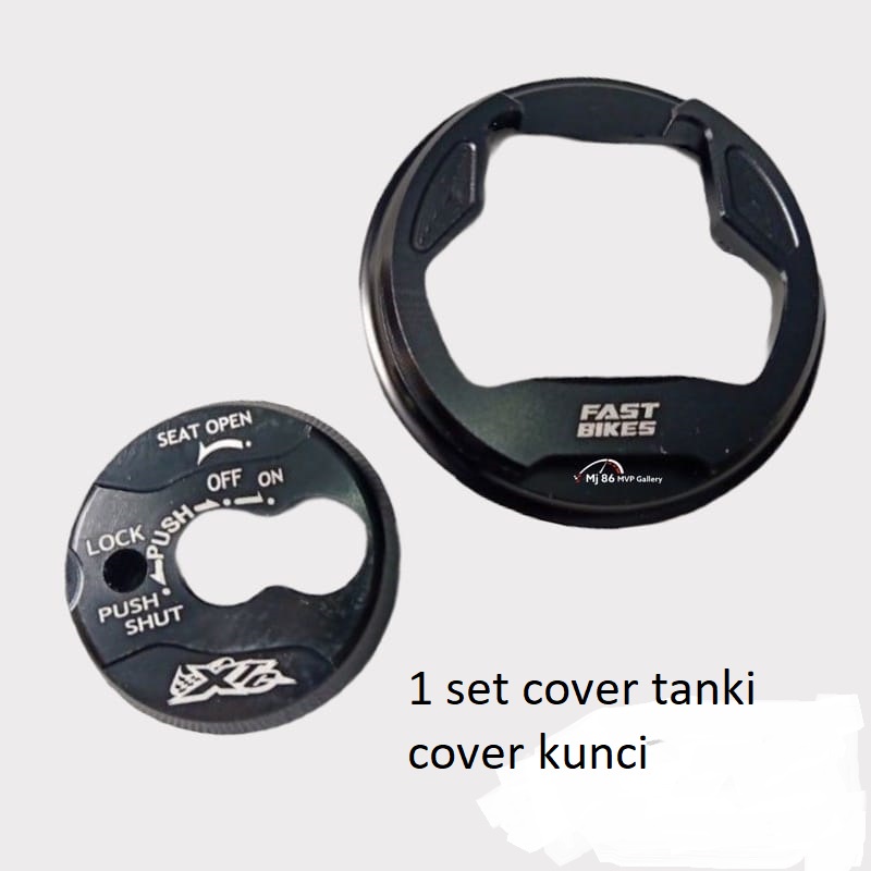 COVER TUTUP TANKI+kunci NMAX OLD TUTUP KUNCI NMAX COVER TANGKI NMAX FULL CNC 1 SET(TTUP TANKI TTUP KUNCI) 2 warna