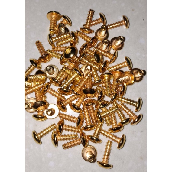 BAUT PROBOLT BODY KUNCI L BAUT BODY GOLD isi 20biji