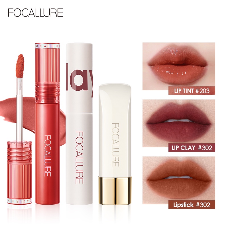 FOCALLURE Tahan air Lip cream Lipstik- Lip Makeup