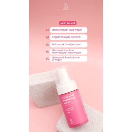 BG Beauty Glow Facial Wash Ganti Nama Radiance Brightening Foam Cleanser