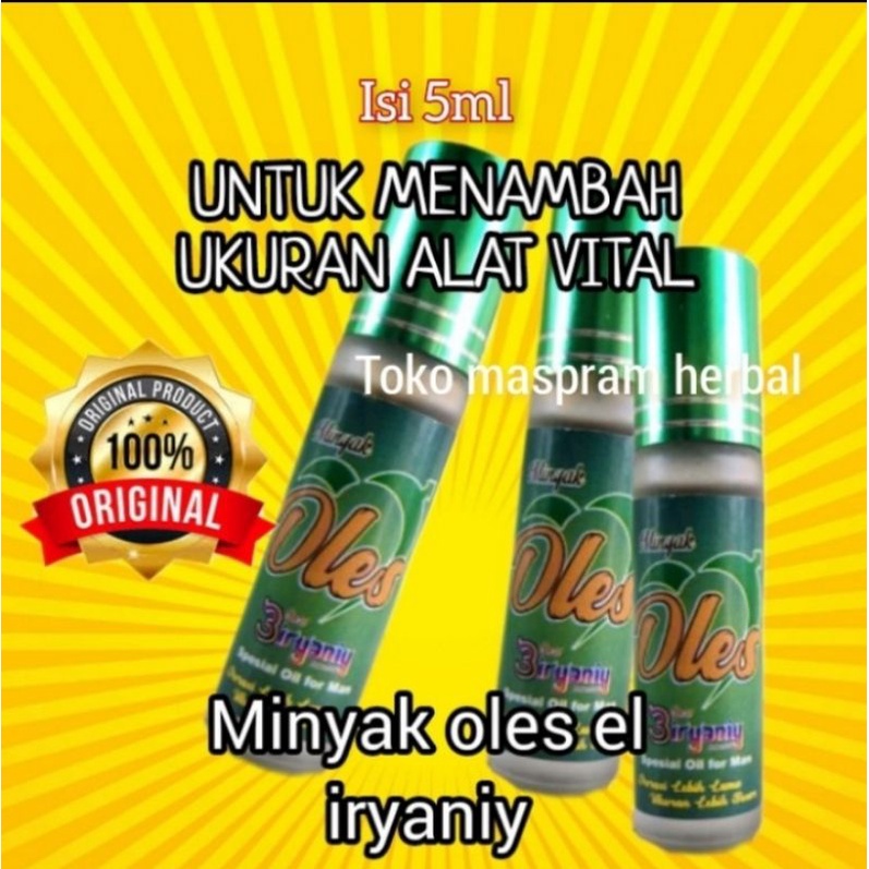 minyak oles eliryaniy el iryaniy 5ml asli original