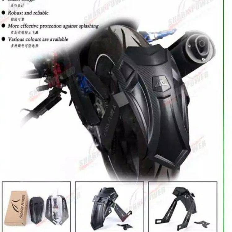 ✷ mud guard penahan lumpur moge mudguard vixion cbr gsx mudguard universal semua motor ❇