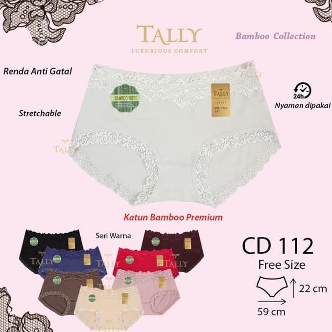 Celana Dalam CD Renda Katun Bambu Premium TALLY 112 Original