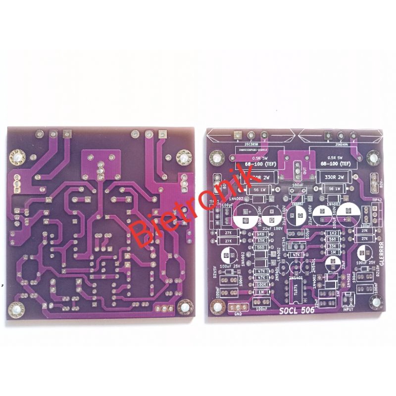 PCB SOCL 506 Amp Dauble layer