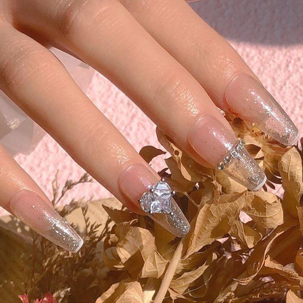 Solighter Nail Art Dekorasi Logam Kualitas Top Manicure Aksesoris Bor Hati