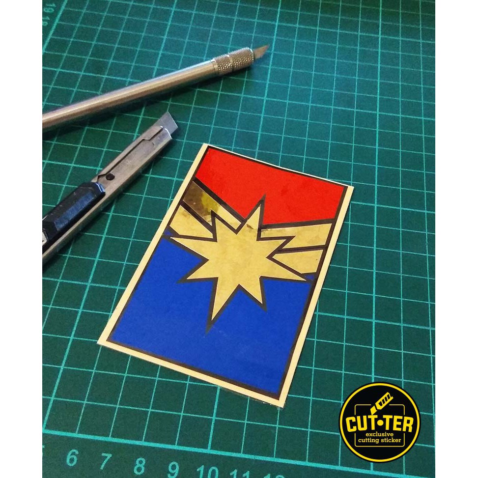 

cutting sticker CAPTAIN MARVEL chest