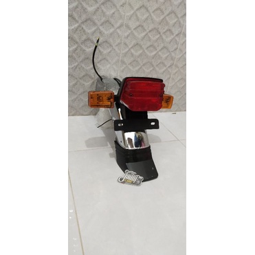 slebor set dudukan lampu honda win set sein kanan kiri