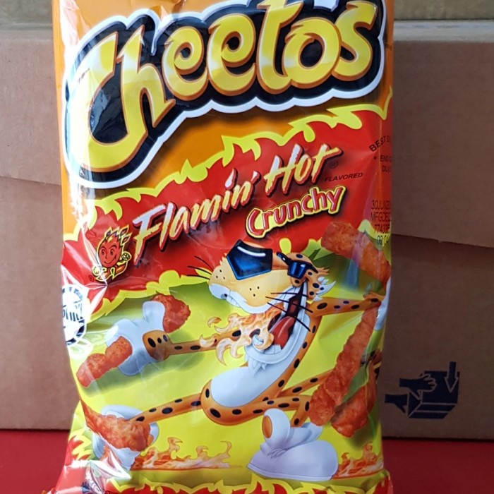 

Instant-Camilan- Cheetos Flamin Hot Crunchy Snack Stik Keju Impor Original Usa 226 Gr -Camilan-