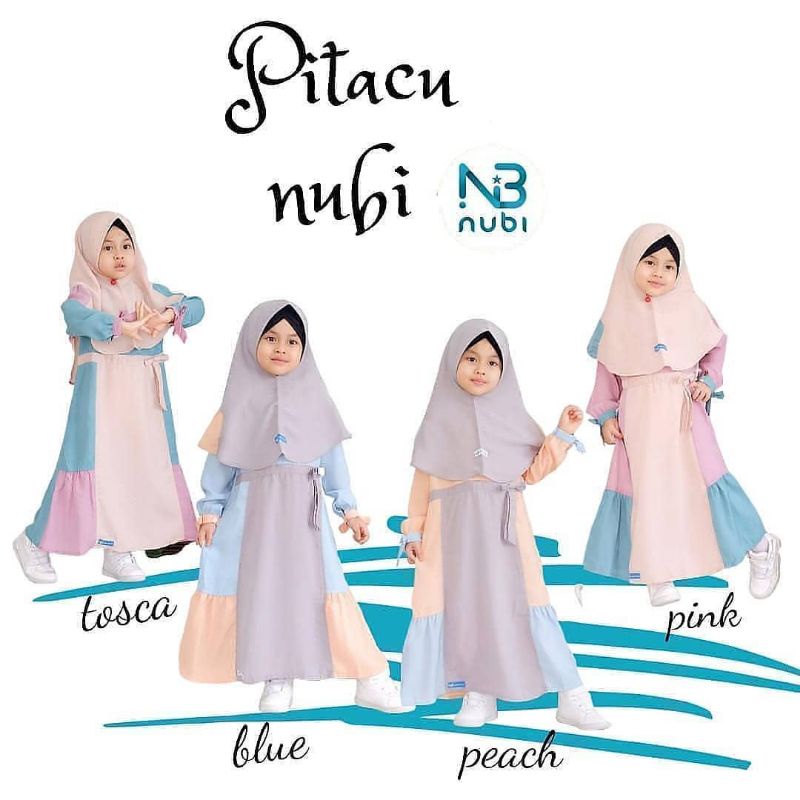 GAMIS PITACU NUBI | GAMIS NUBINTANG | NUBI | PITACU | PIKACU | GAMIS ANAK | GAMIS REMAJA | GAMIS | G