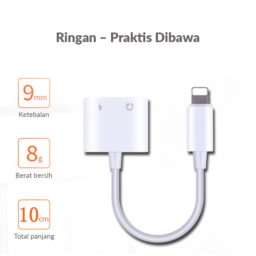 Adaptor Untuk Iphone 3 in 1 / 4 in 1