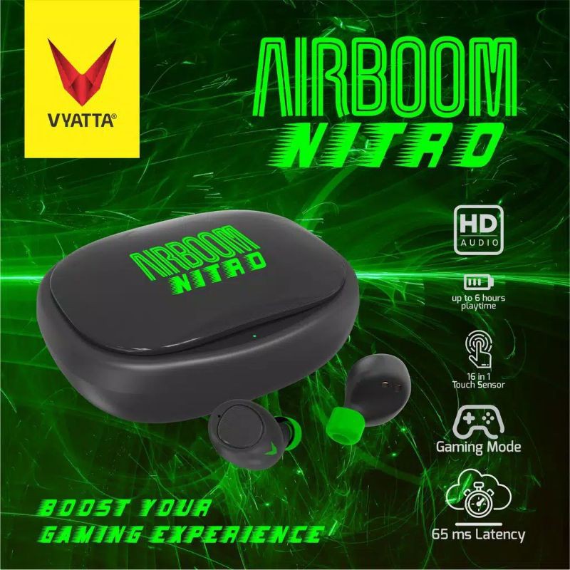 Vyatta Airboom Nitro TWS Bluetooth Earphone Gaming