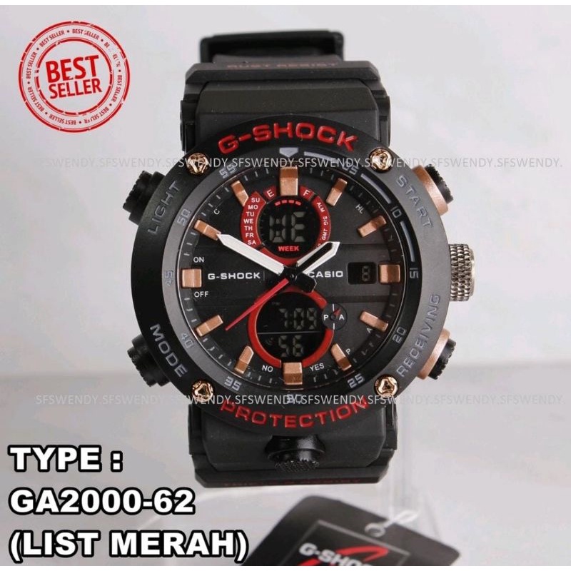 Jam Tangan GA2000 Terbaru Jam Terlaris Pria Dualtime. Jam Tangan Outdoor