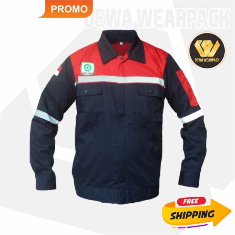 BAJU WEARPACK / BAJU SAFETY / BAJU PROYEK / KEMEJA WEARPACK