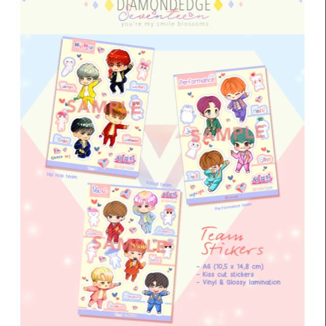 SEVENTEEN DIAMOND EDGE STICKER SET