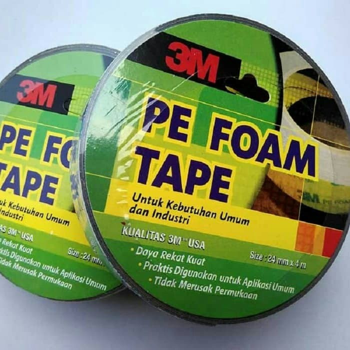 

Double Tape Busa 3M Original Polyethylene PE Foam Tape 24 mm x 4 mtr