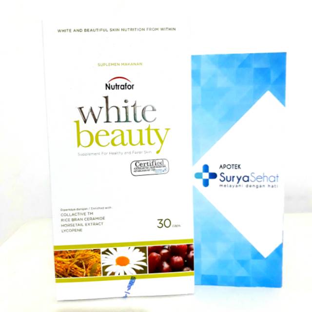 Nutrafor White Beauty isi 30 kapsul atau 60 kapsul