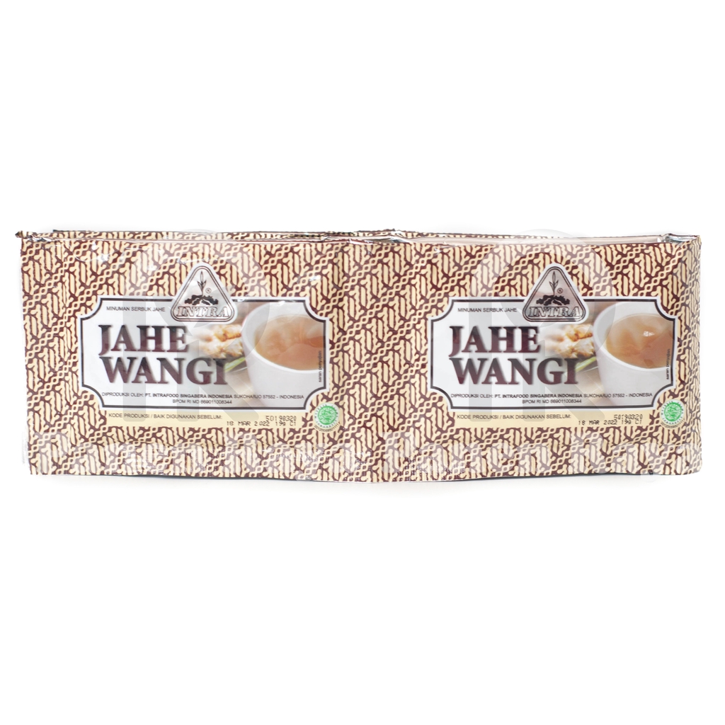 

Jahe Wangi Intra Minuman Serbuk Jahe Instan Sachet Isi 10