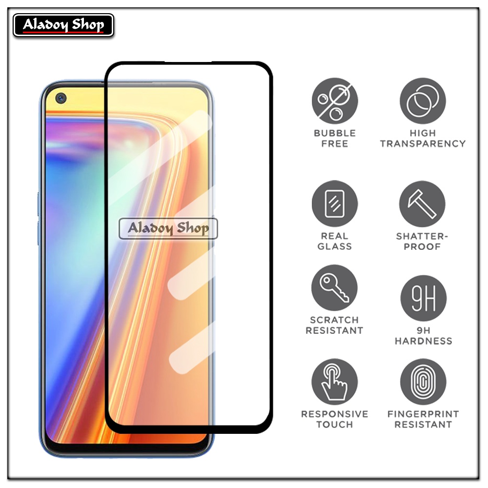 PAKET 2 IN 1 Case Realme 7 Armor Fusion Transparent Prmium Casing Free Tempered Glass