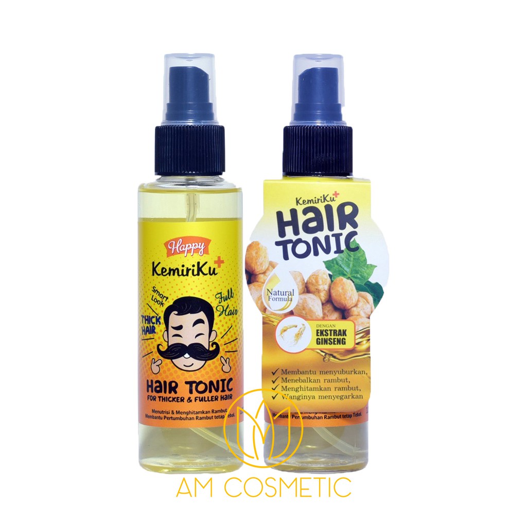 PROMO!!!Paket Hemat Happy Kemiriku Shampoo Minyak Rambut Hair Tonic