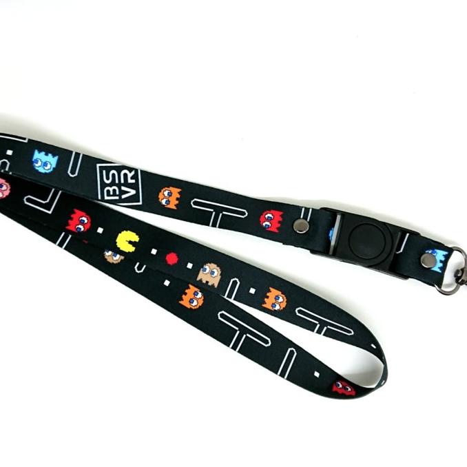 

FREE ONGKIR lanyard gambar pacman tali gantungan dompet id card