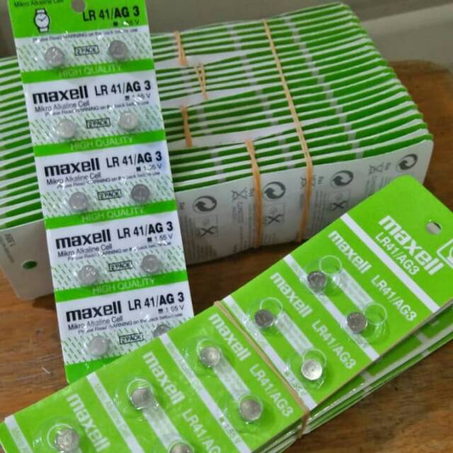 Batre murah batre maxell AG3 LR41