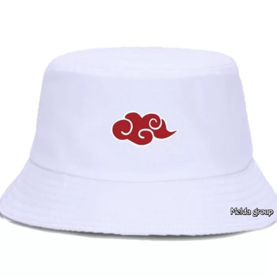 Topi Bucket Hat Anime Akatsuki Bucket Anime Naruto Kekinian