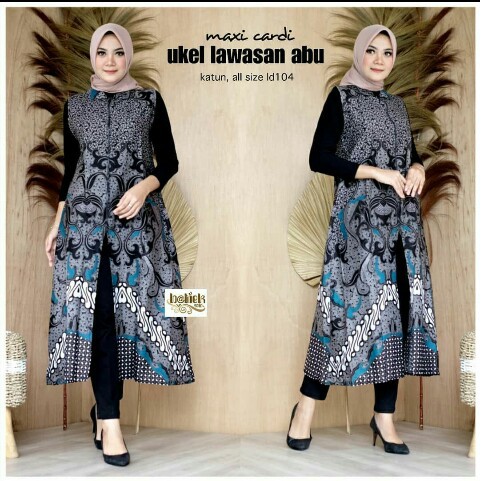 Outer batik cardigan terbaru bisa cod