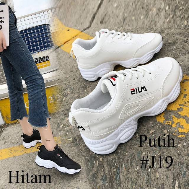 KODE LLJ19 SEPATU WEDGES KOREA FILA NEW