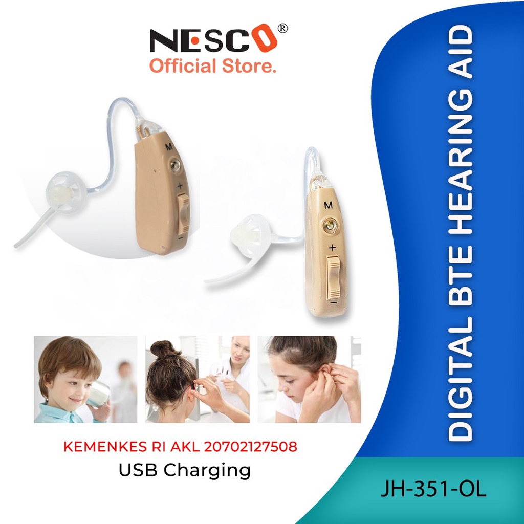 NESCO Recharge Hearing Aid JH-351