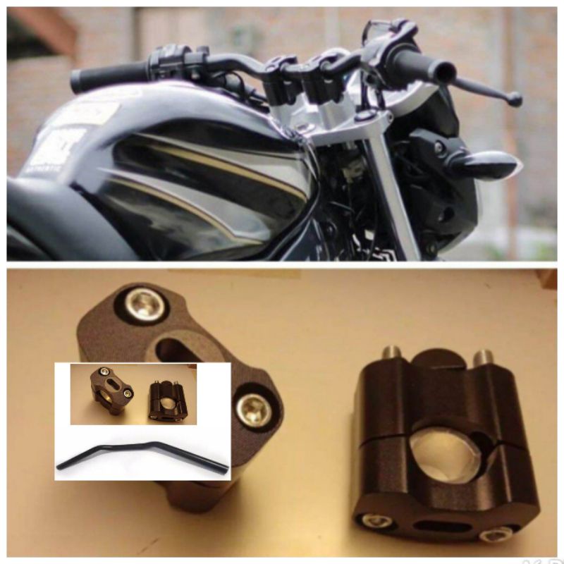 Stang RZR Vixion Old Stang Setir Vixion Old Plus Raiser CNC