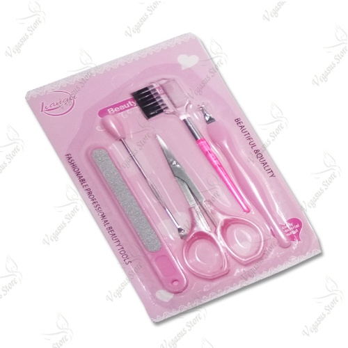 Manicure Padicure set isi 5 Pcs Alat Perawatan Kuku-Nail Art Set 5 Pcs-Vegasus Store(COD)