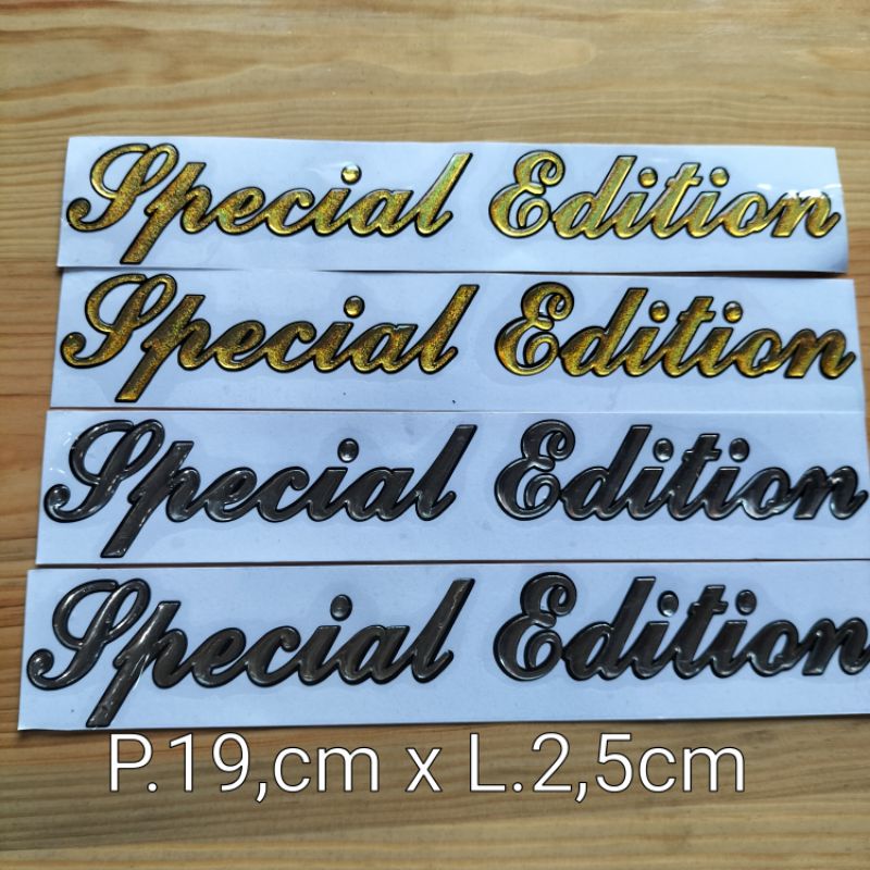 

stiker timbul emblem special edition