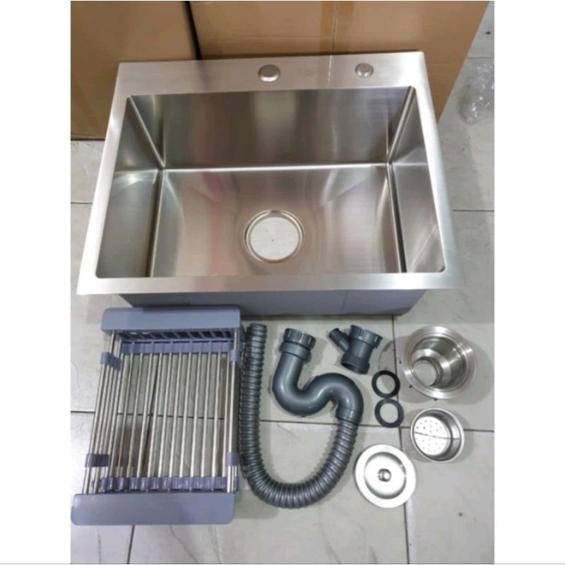 Paket Kitchen Sink Golden Hand By Onan 5040 stainless sus 304 Bak cuci piring TIRISAN TARIK