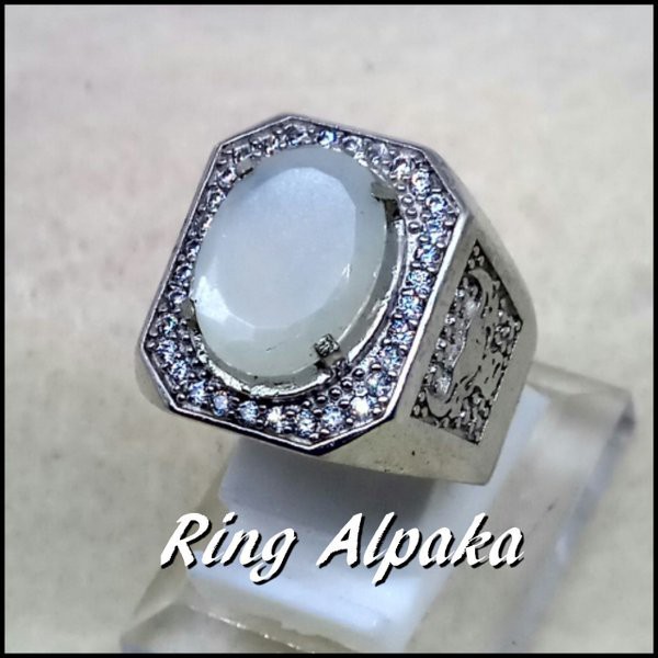 CINCIN BATU AKIK PERMATA MOONSTONE CAT EYE FULL CUTTING SUPER MEWAH SIAP PAKAI !!!