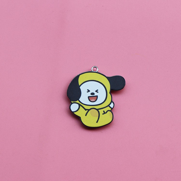 Bts bt21 logam mini magnet kulkas genteng konser di sekitar magnet Fridge sticker