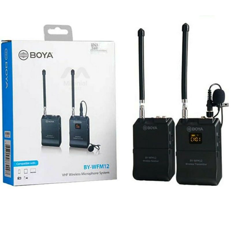 BOYA WFM 12 MIC CLIP ON WIRELESS