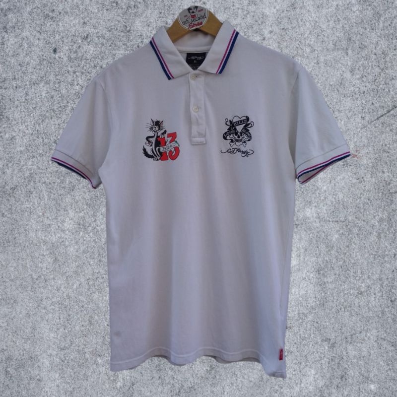 Polo shirt Don ed hardy kaos kerah Don ed hardy