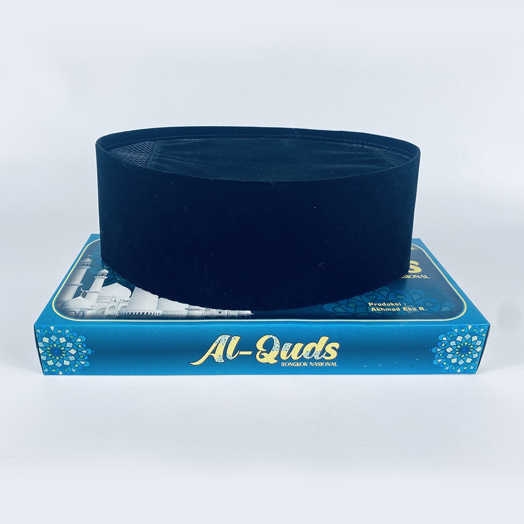 Peci Hitam AC Murah Anak dan Dewasa Grosir Peci Kopiah Hitam Polos AC