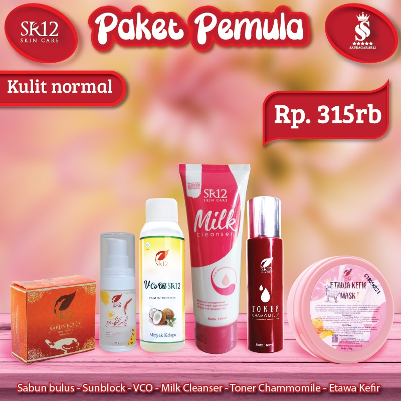 PAKET PEMULA KOMPLIT HEMAT / MENETRALKAN KULIT / MENCERAHKAN KULIT / PAKET KULIT KUSAM