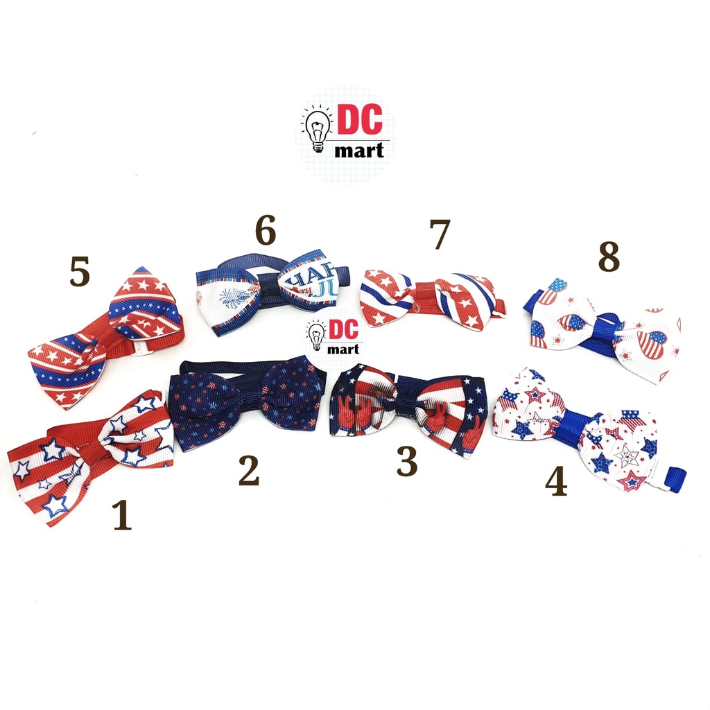 Kalung MOTIF BENDERA / Dog Cat Collar / Collar Hewan Kucing Anjing Kecil