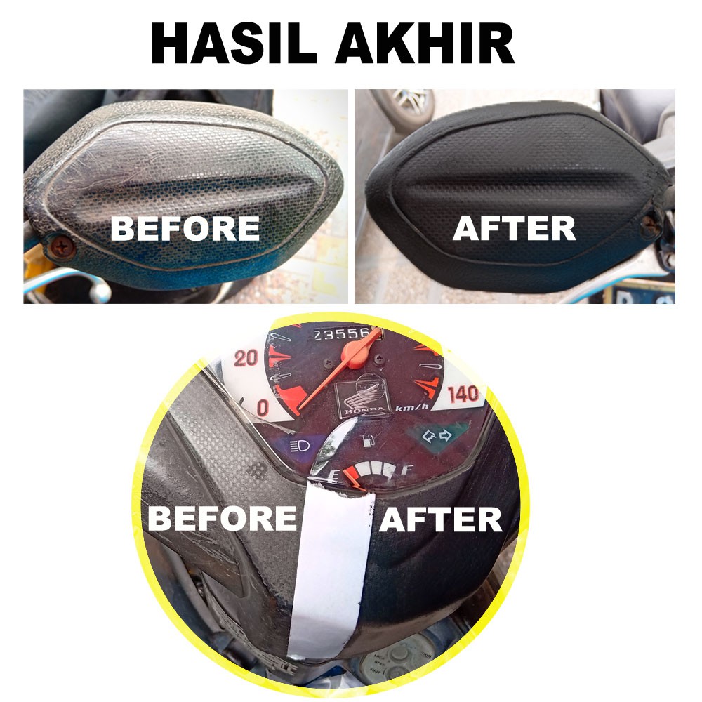 NANOBlack Polish BACK TO BLACK Penghitam Body PERMANEN untuk Motor Mobil / Penghitam Dasboard