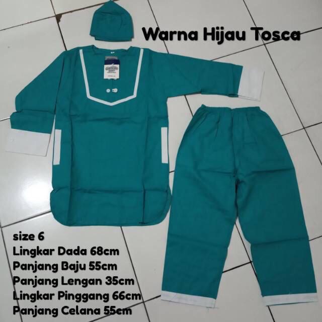 Baju koko pakistan anak lengan panjang