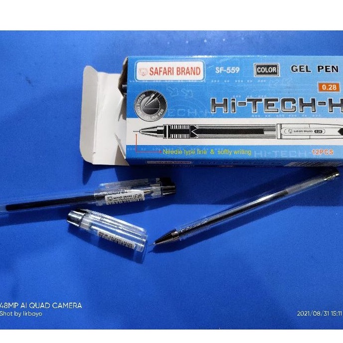 

berkualitas pulpen hi-tec h 0.28. warna hitam bisa cod