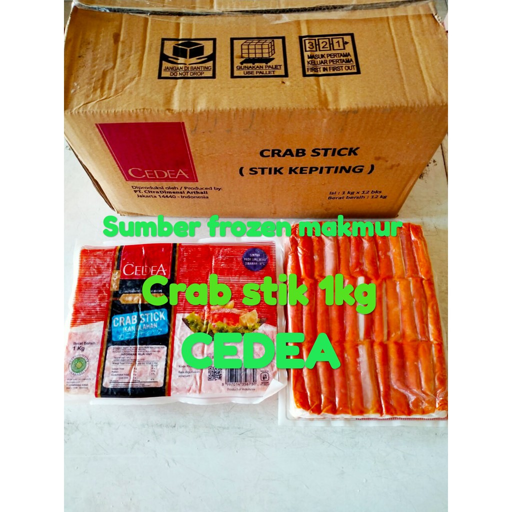 

crab stik 1kg cedea sumber frozen makmur