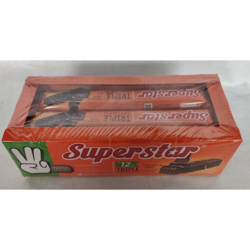 

Superstar Triple Chocolate Box 12 Pcs x 18 gr