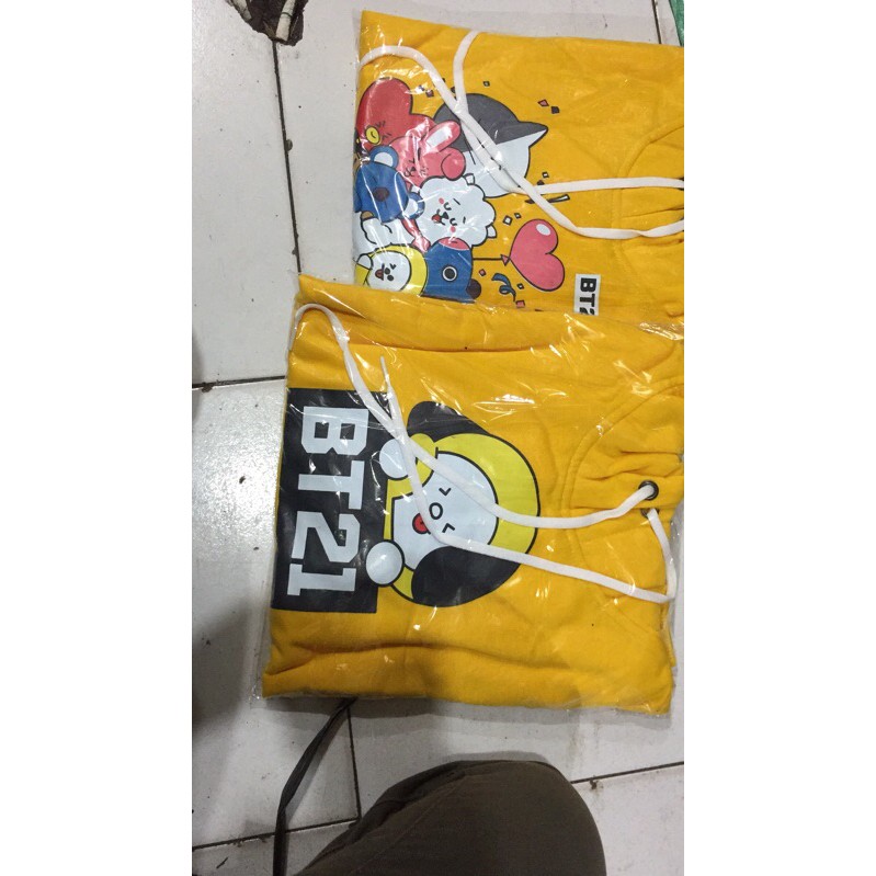 sweater BT 21 / sweater bts anak s m l(3-7 taun )