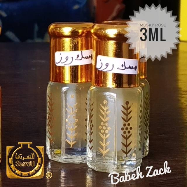 Parfum Arab Musky Rose/Aroma Raudhah by Surrati, Holy Makkah KSA