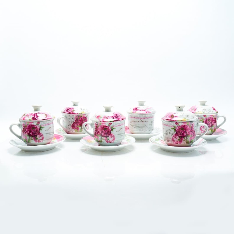 CANGKIR SET KERAMIK SHABBY